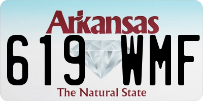 AR license plate 619WMF