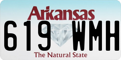 AR license plate 619WMH