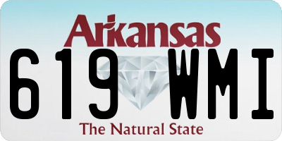 AR license plate 619WMI