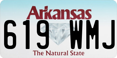 AR license plate 619WMJ