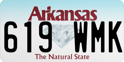 AR license plate 619WMK