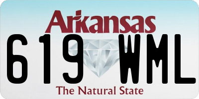 AR license plate 619WML