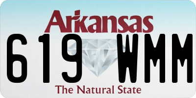 AR license plate 619WMM