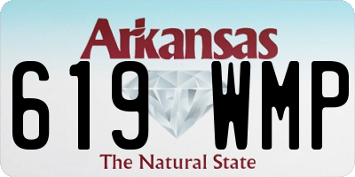 AR license plate 619WMP