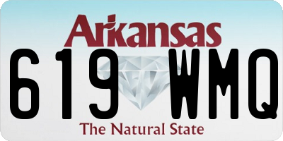 AR license plate 619WMQ
