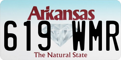 AR license plate 619WMR