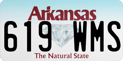 AR license plate 619WMS