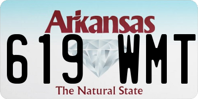 AR license plate 619WMT