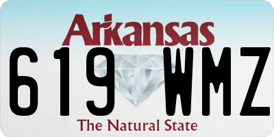 AR license plate 619WMZ