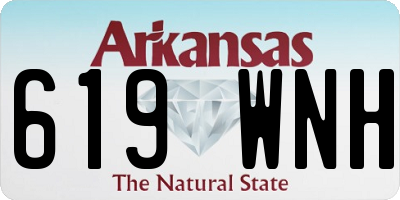 AR license plate 619WNH