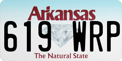 AR license plate 619WRP