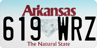 AR license plate 619WRZ