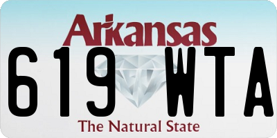 AR license plate 619WTA