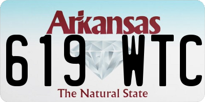 AR license plate 619WTC