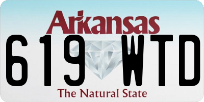 AR license plate 619WTD