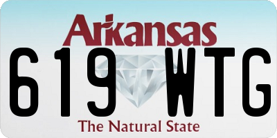 AR license plate 619WTG