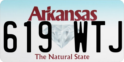 AR license plate 619WTJ