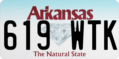 AR license plate 619WTK
