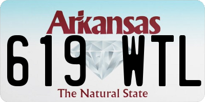 AR license plate 619WTL