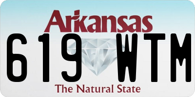AR license plate 619WTM