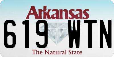 AR license plate 619WTN