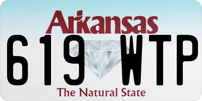 AR license plate 619WTP