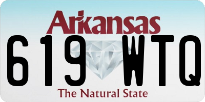 AR license plate 619WTQ