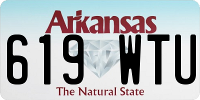 AR license plate 619WTU