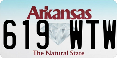 AR license plate 619WTW