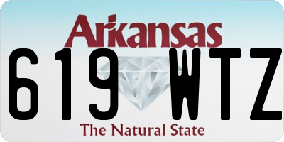 AR license plate 619WTZ
