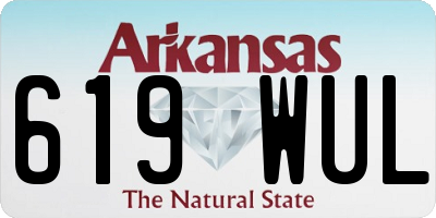 AR license plate 619WUL