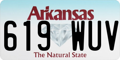 AR license plate 619WUV