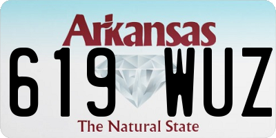 AR license plate 619WUZ