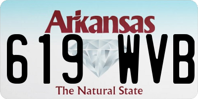 AR license plate 619WVB