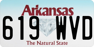 AR license plate 619WVD
