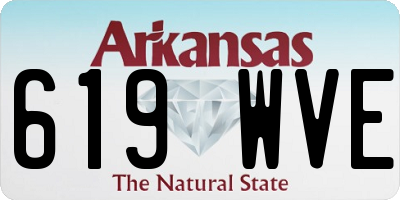 AR license plate 619WVE