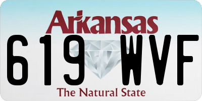 AR license plate 619WVF