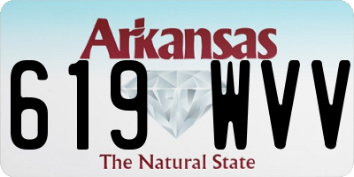 AR license plate 619WVV