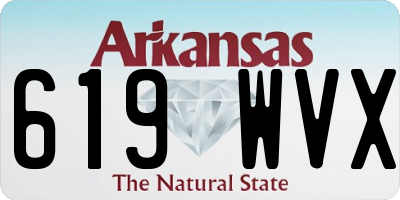 AR license plate 619WVX