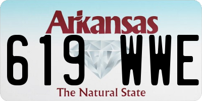 AR license plate 619WWE