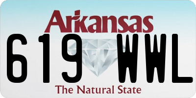 AR license plate 619WWL