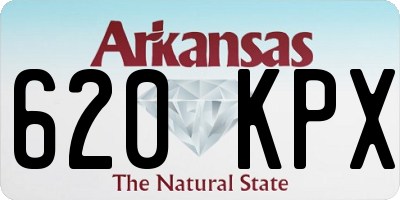AR license plate 620KPX