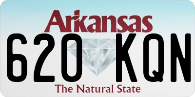AR license plate 620KQN