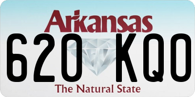 AR license plate 620KQO