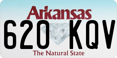 AR license plate 620KQV