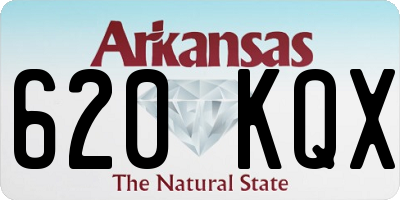 AR license plate 620KQX