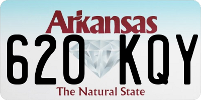 AR license plate 620KQY