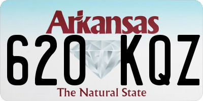 AR license plate 620KQZ
