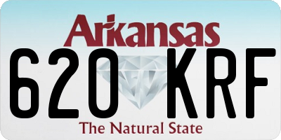 AR license plate 620KRF
