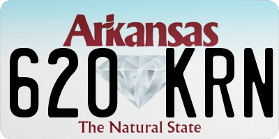 AR license plate 620KRN
